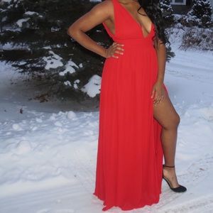 *BRAND NEW*  Red Heavenly Hues dress by Lulus